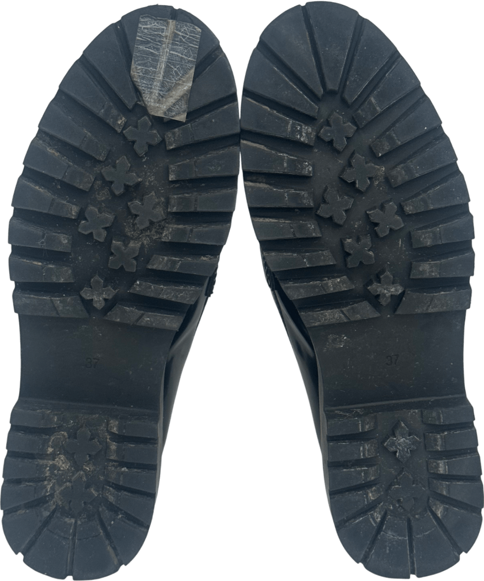 H&M Black Loafers UK 4 EU 37 👠 - Reliked