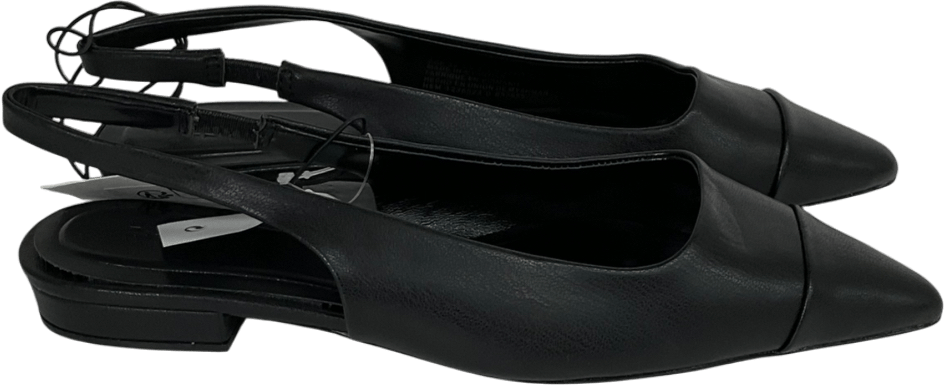 H&M Black Pointed Slingbacks UK 3 EU 36 👠 - Reliked
