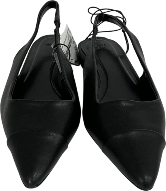 H&M Black Pointed Slingbacks UK 3 EU 36 👠 - Reliked