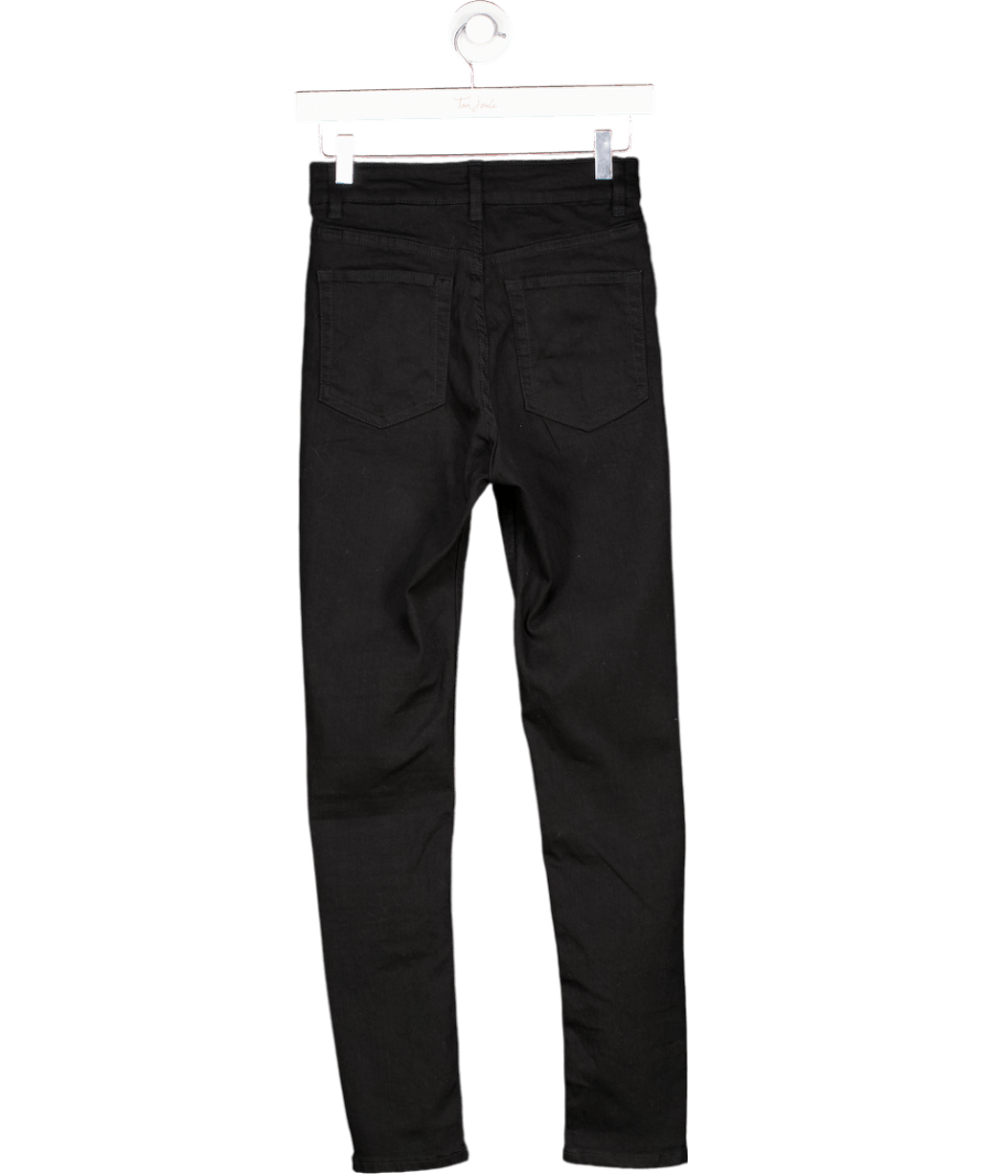 H&M Black Skinny High Jeans UK 8 - Reliked