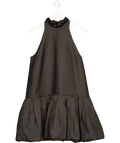 H&M Black Sleeveless Bubble Hem Mini Dress UK S - Reliked