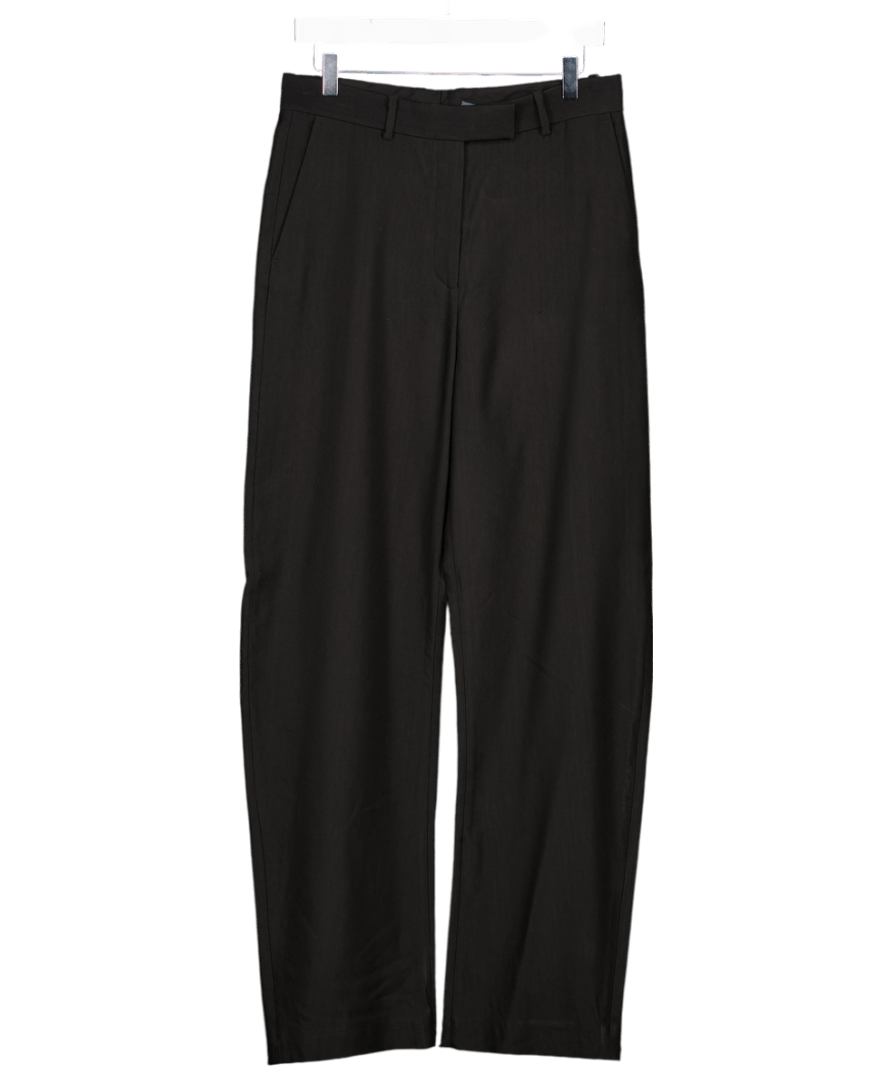 H&M Black Studio Collection Linen - blend Tailored Trousers UK 8 - Reliked