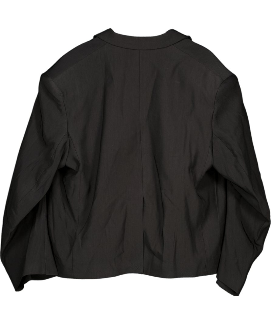 H&M Black Studio Collection Oversized Linen - blend Blazer UK S - Reliked