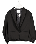 H&M Black Studio Collection Oversized Linen - blend Blazer UK S - Reliked