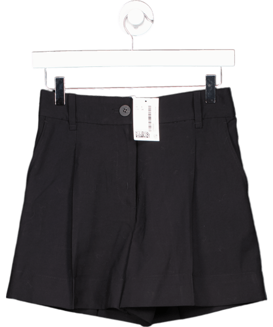 H&M Black Tailored Shorts UK 6 - Reliked