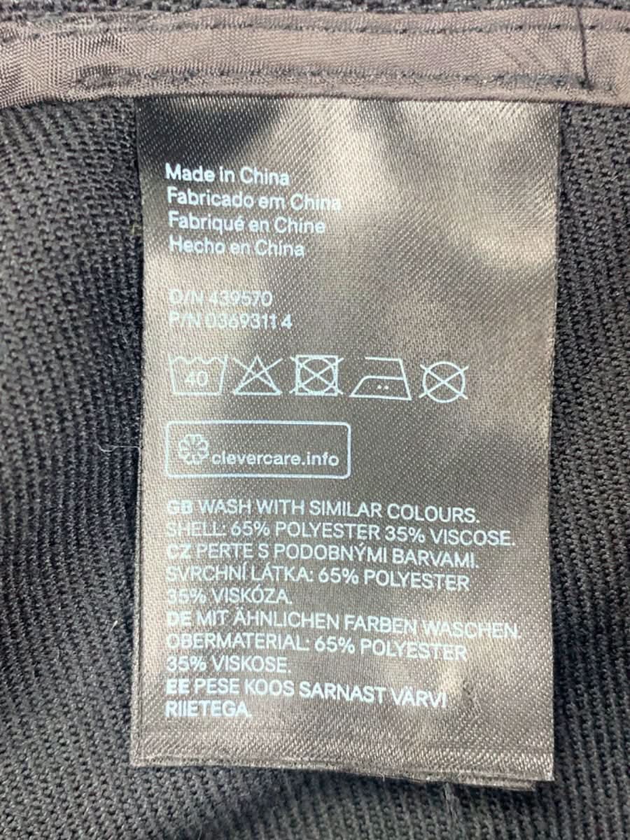 H&M Black Textured Zip - Up Mini Skirt EU 38 - Reliked