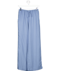 H&M Blue Linen - blend Trousers UK XS - Reliked