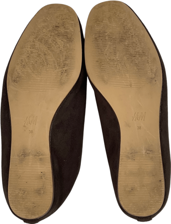 H&M Brown Ballet Pumps UK 5 EU 38 👠 - Reliked