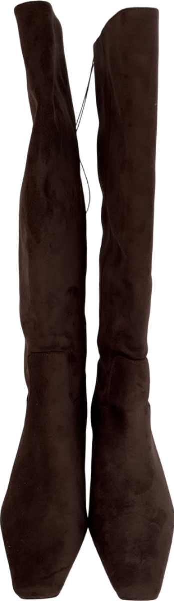 H&M Brown Knee - high Boots UK 4 EU 37 👠 - Reliked