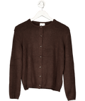 H&M Chocolate Brown Loose Fit Cardigan UK XS - Reliked
