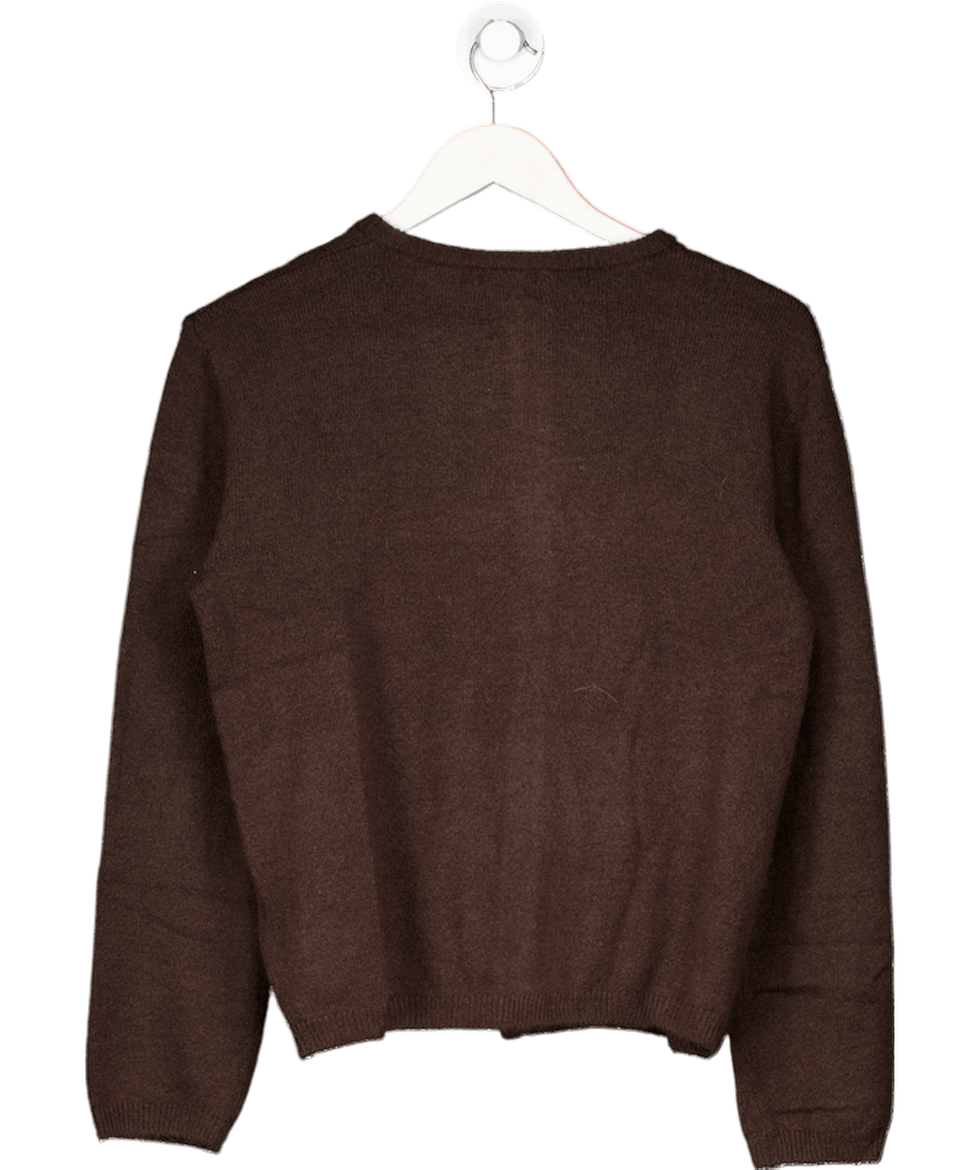 H&M Chocolate Brown Loose Fit Cardigan UK XS - Reliked