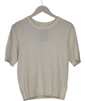 H&M Cream Fine - knit T-shirt UK S - Reliked