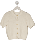 H&M Cream Textured - knit Cardigan UK XS - Reliked