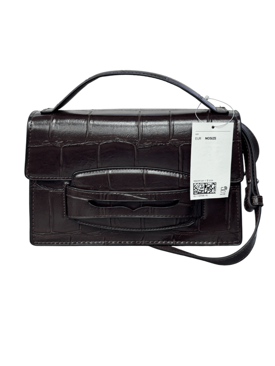 H&M Dark Brown Crossbody Bag - Reliked