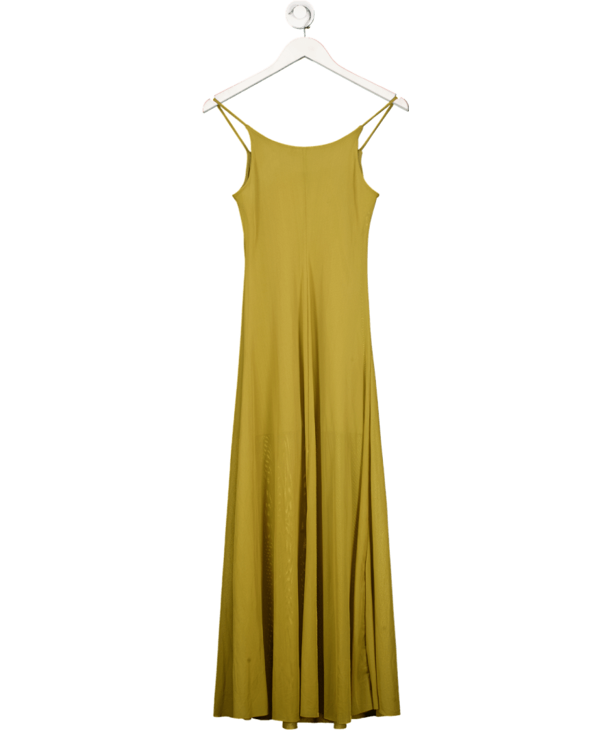 H&M Green Strappy Mesh Dress UK XS - Reliked