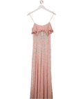 H&M Pink Long Mesh Dress UK XS - Reliked
