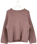 H&M Purple Oversized Mohair - blend Jumper UK L - Reliked