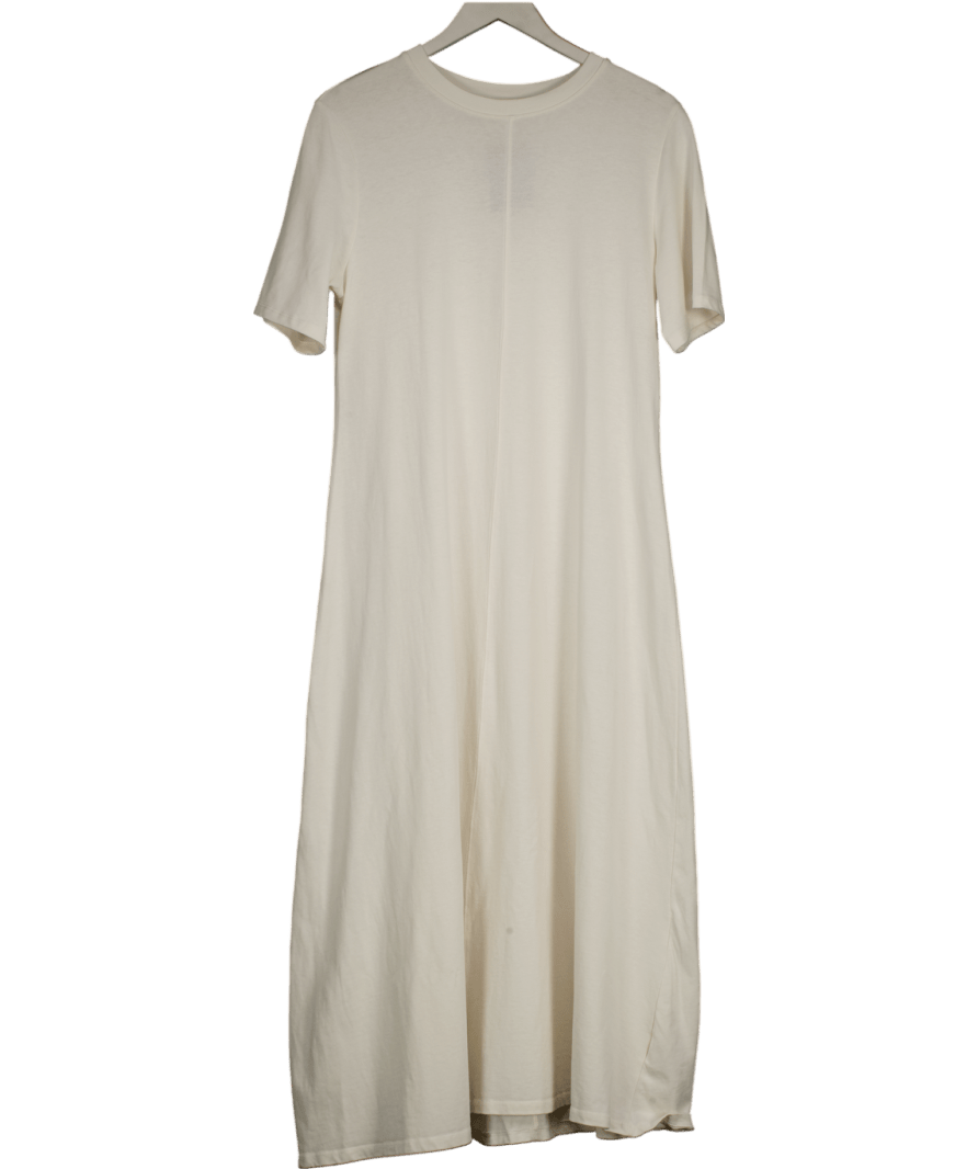 H&M White Flared T-shirt Dress UK M - Reliked