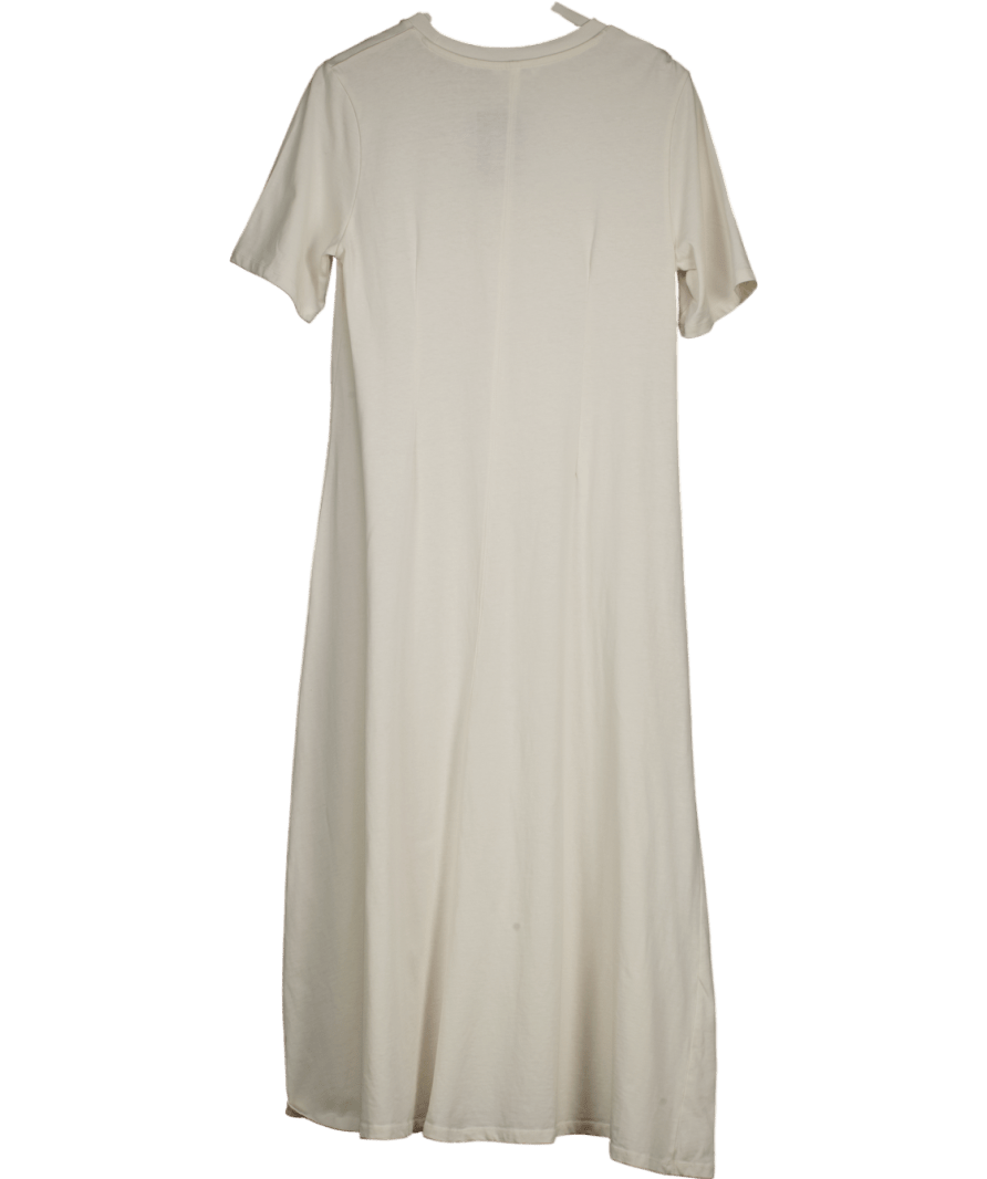 H&M White Flared T-shirt Dress UK M - Reliked