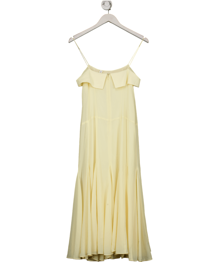 H&M Yellow Chiffon Strappy Dress UK XS - Reliked