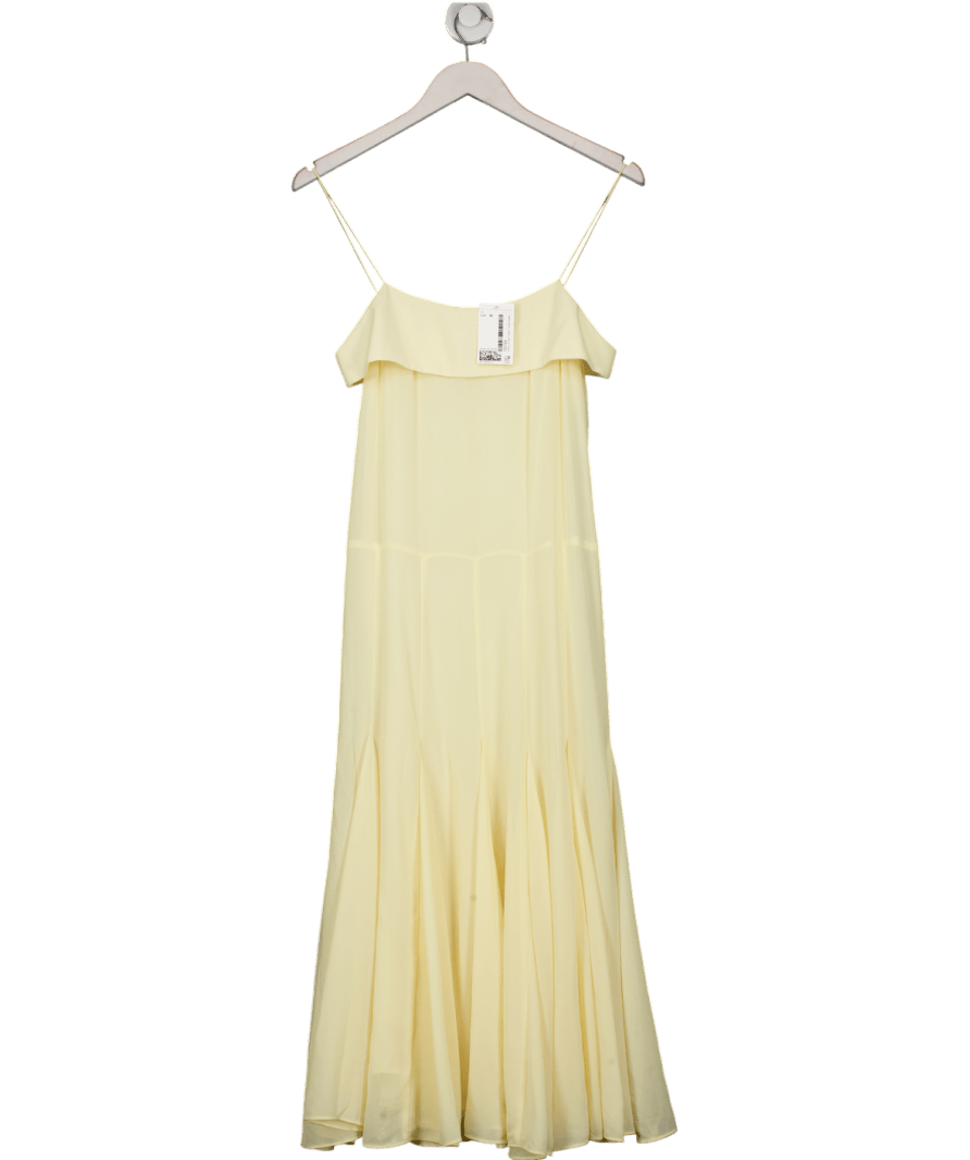 H&M Yellow Chiffon Strappy Dress UK XS - Reliked