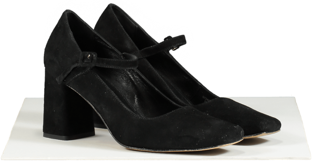 Hobbs Black Miranda Mary Jane Heels EU 41 UK 8 - Reliked