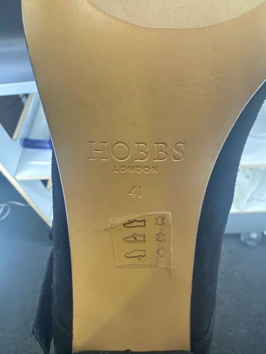 Hobbs Black Miranda Mary Jane Heels EU 41 UK 8 - Reliked