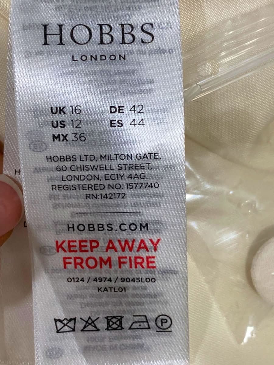 Hobbs Cream Blazer UK 16 - Reliked