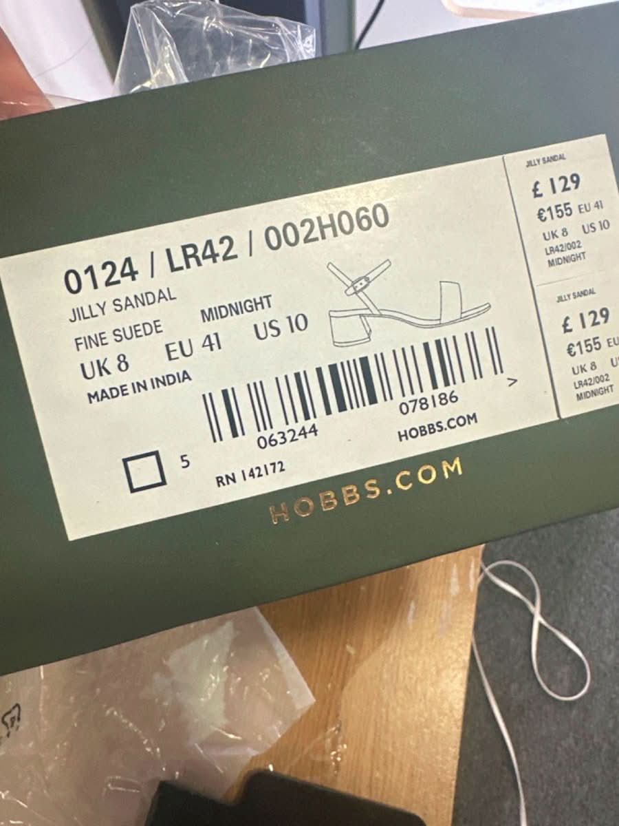 Hobbs Midnight Blue Jilly Sandal EU 41 UK 8 - Reliked