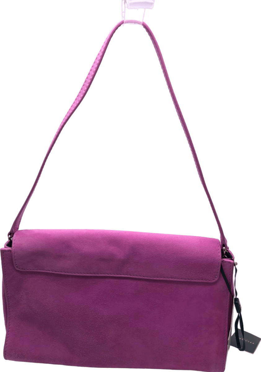 Hobbs Pink Leather Shoulder Bag One Size - Reliked