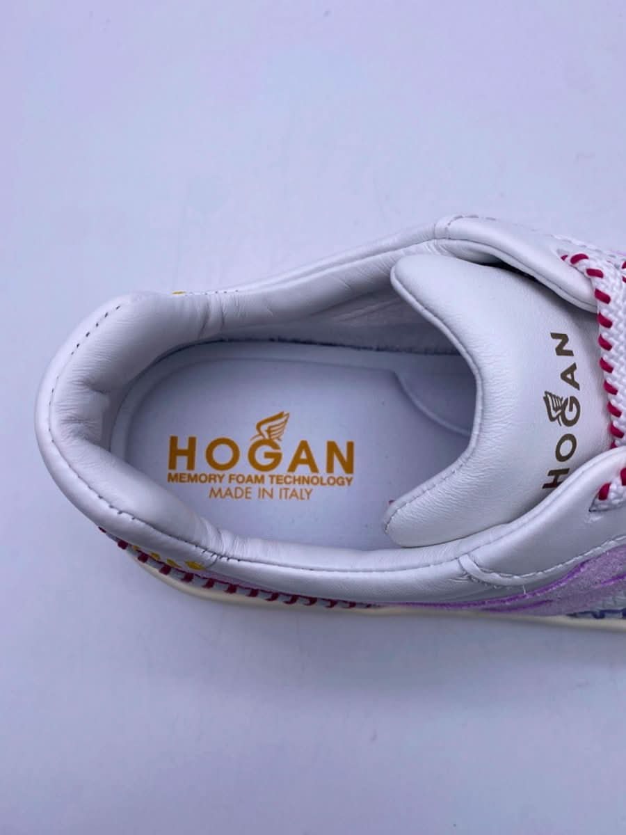 Hogan White and Pink Women's Lace - Up Sneakers EU 37 UK 4 - Reliked