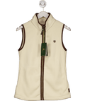 Holland Cooper Country Fleece Gilet Cream UK S - Reliked