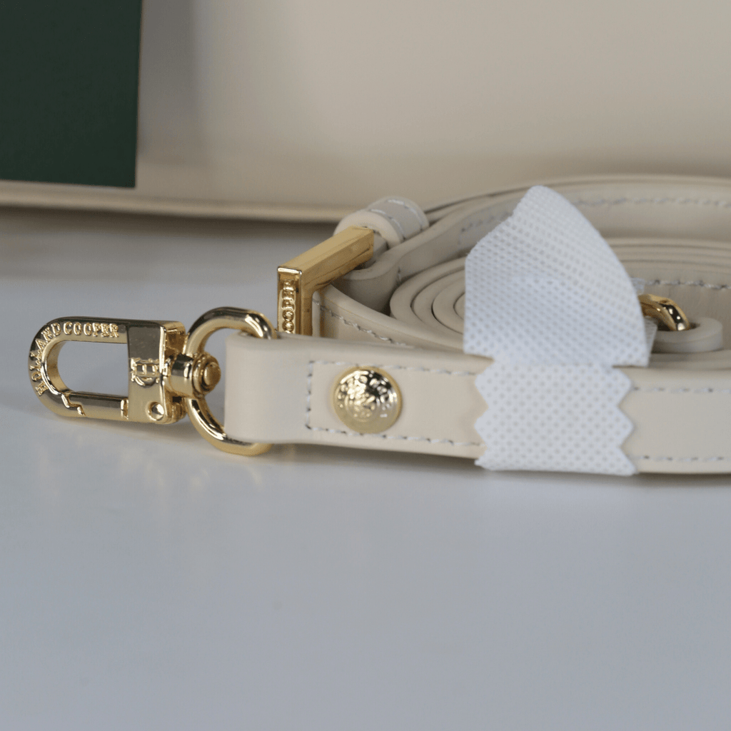 Holland Cooper Leather Cheltenham Bag Cream - Reliked