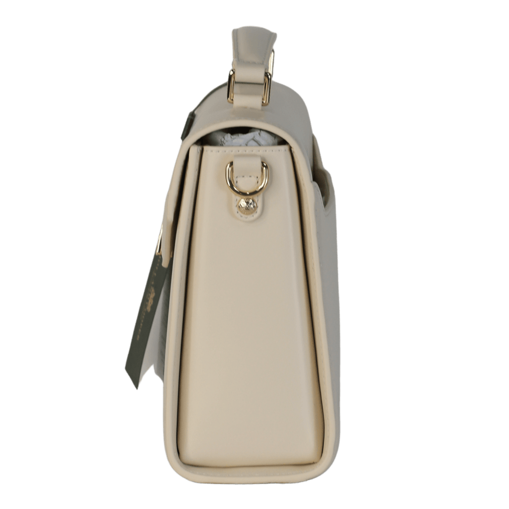Holland Cooper Leather Cheltenham Bag Cream - Reliked