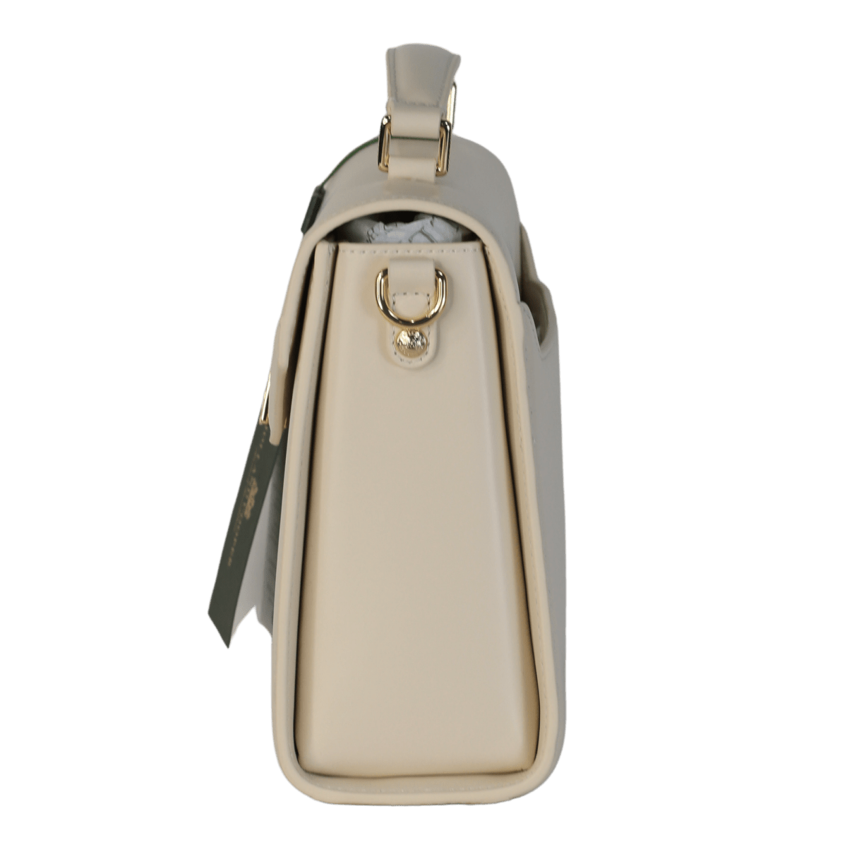 Holland Cooper Leather Cheltenham Bag Cream - Reliked