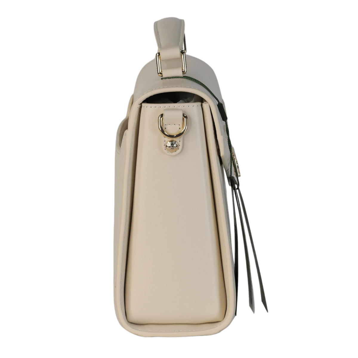 Holland Cooper Leather Cheltenham Bag Cream - Reliked