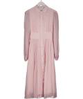 Holland Cooper Paros Shirt Dress Pink Polka Dot UK 10 - Reliked