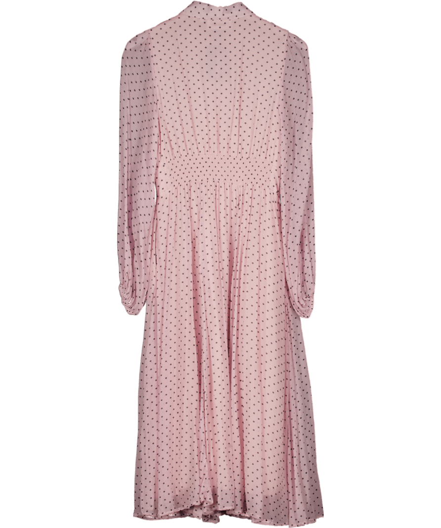 Holland Cooper Paros Shirt Dress Pink Polka Dot UK 10 - Reliked