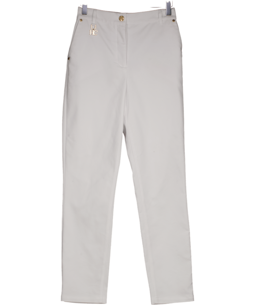 Holland Cooper White Bexley Cigarette Trouser UK 6 - Reliked