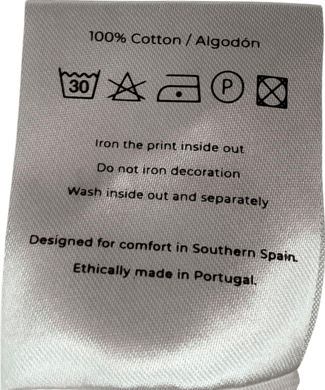 Homies La Buena Vida T-shirt White UK M - Reliked