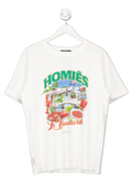 Homies La Buena Vida T-shirt White UK M - Reliked