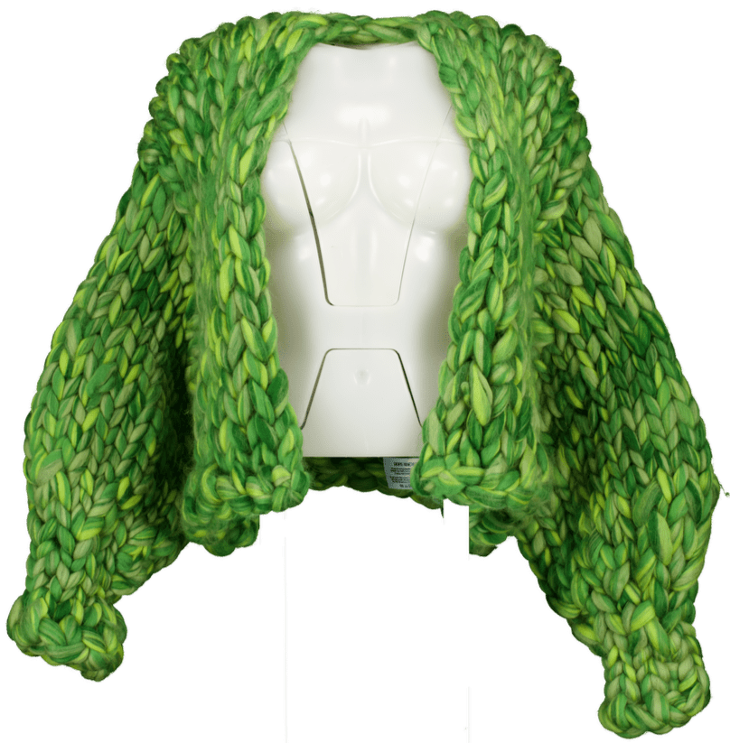 HOPE MACAULAY Green Zola Colossal Knit Cardigan UK S/M - Reliked