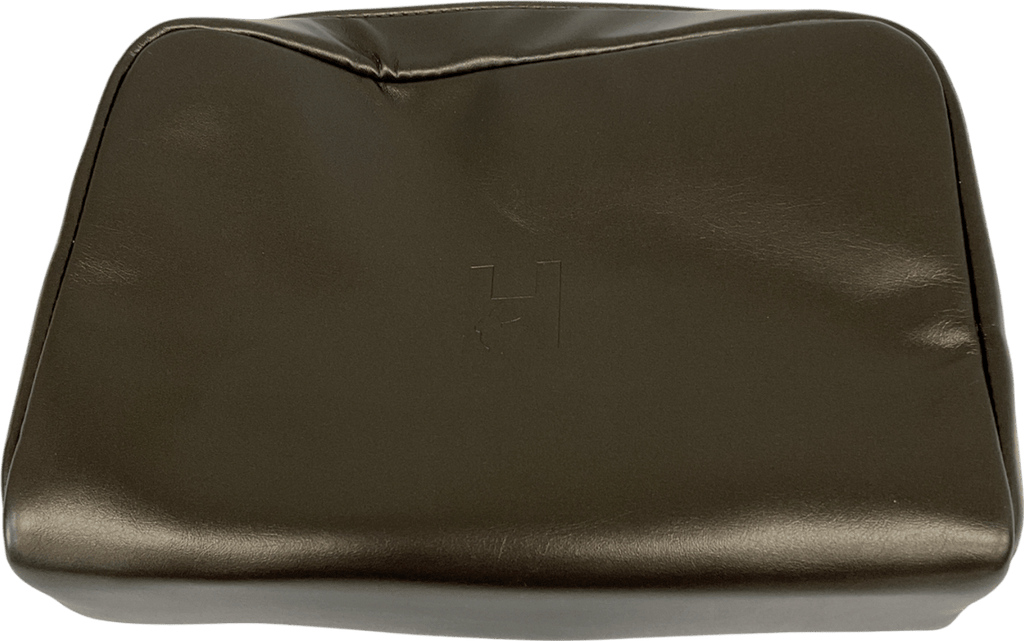 Hourglass Brown Vegan Leather Cosmetic Bag One Size - Reliked