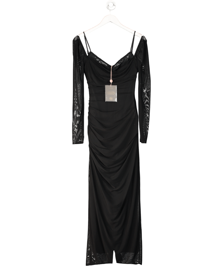 House of CB Black Katarina Maxi Dress UK S - Reliked