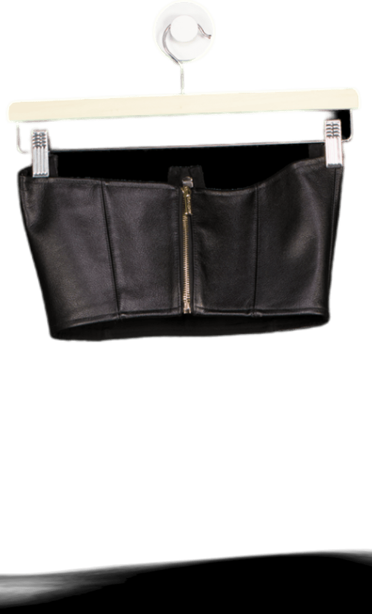 House of CB Black Leather Bustier XS - Reliked