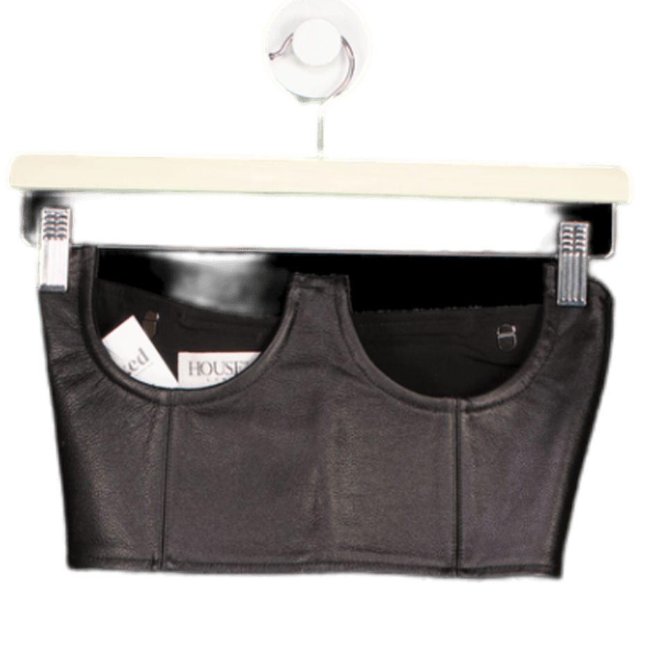 House of CB Black Leather Bustier XS - Reliked