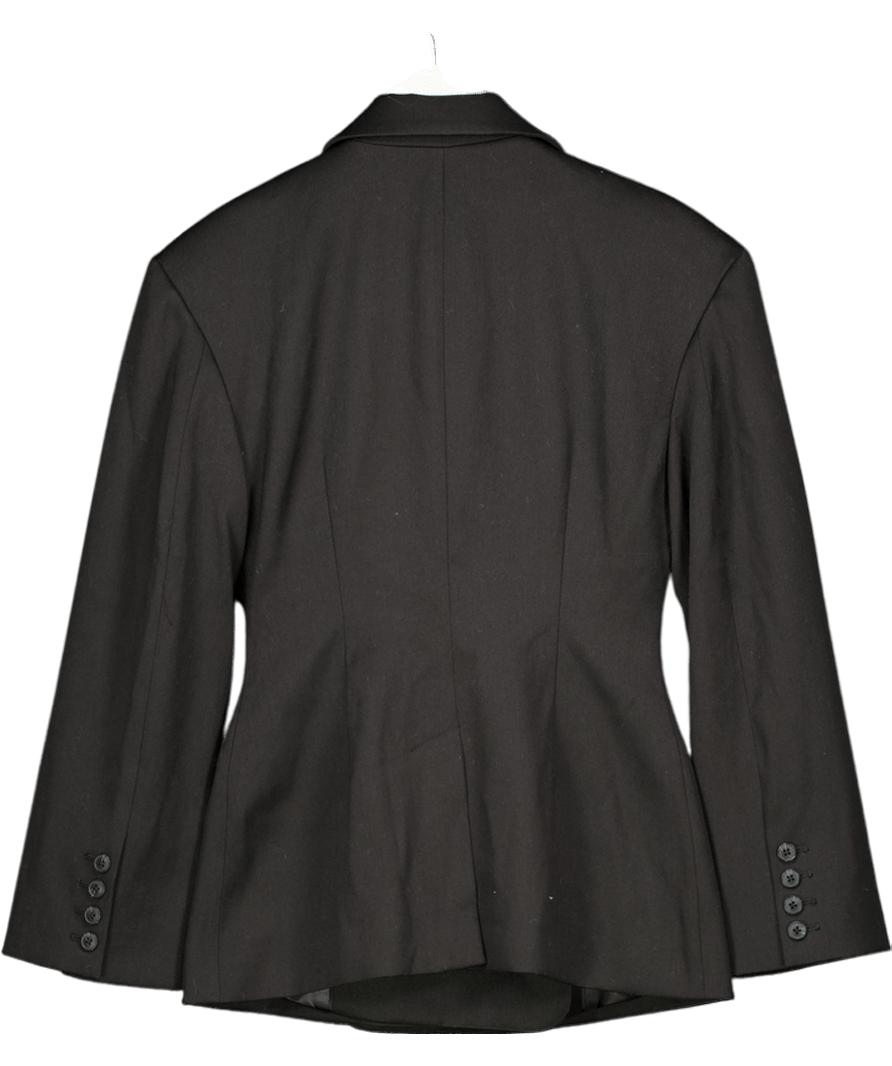 House of CB Black Tailored Fitted Blazer UK S - Reliked