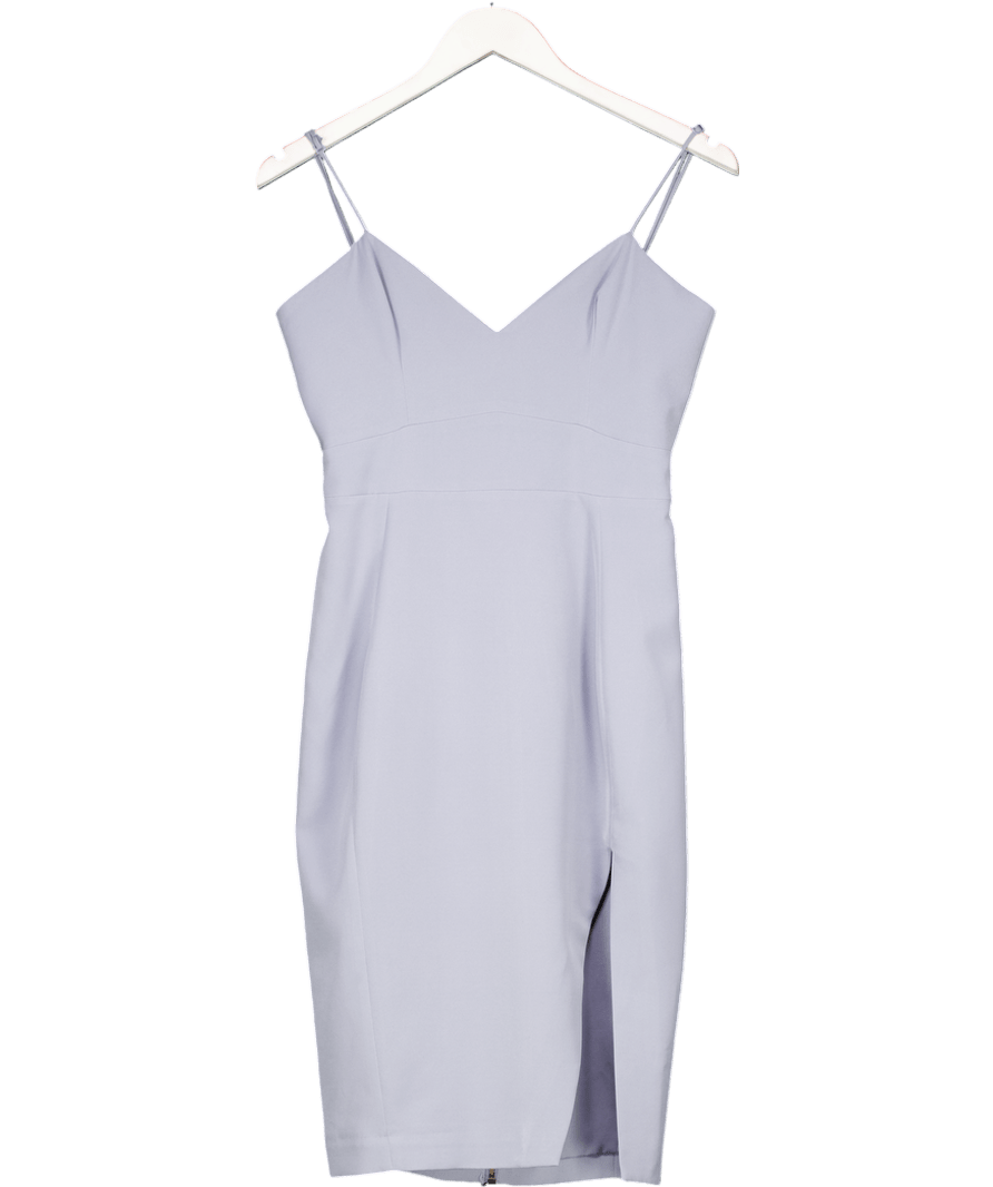 House of CB Blue Spaghetti Strap Midi Dress UK M - Reliked