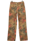 House of CB Brown Samia Floral Printed Jeans UK XS - Reliked