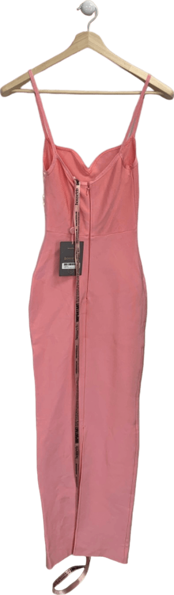 House of CB FIFI FAIRY PINK BANDAGE MAXI DRESS UK XS - Reliked